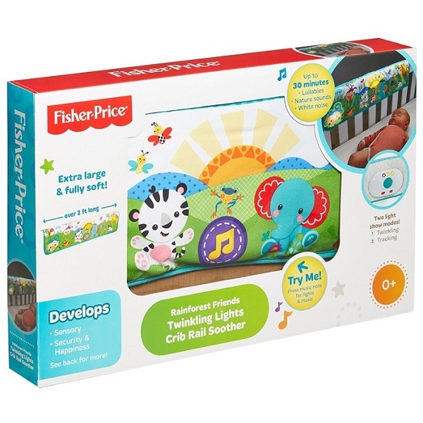 Fisher Price Rainforest Crib Rail Soother