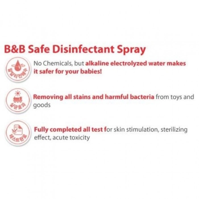 B&B Safe Disinfectant Spray Bottle 300ml