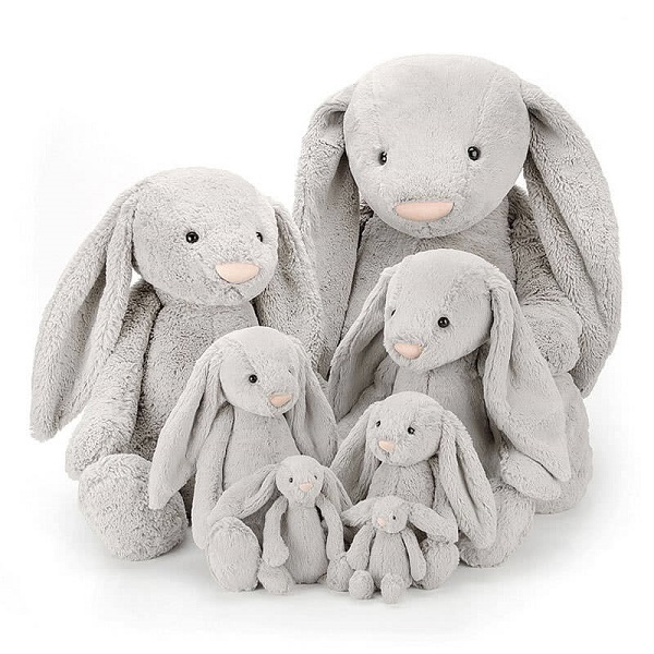 JellyCat Bashful Silver Bunny - Huge (0m+)