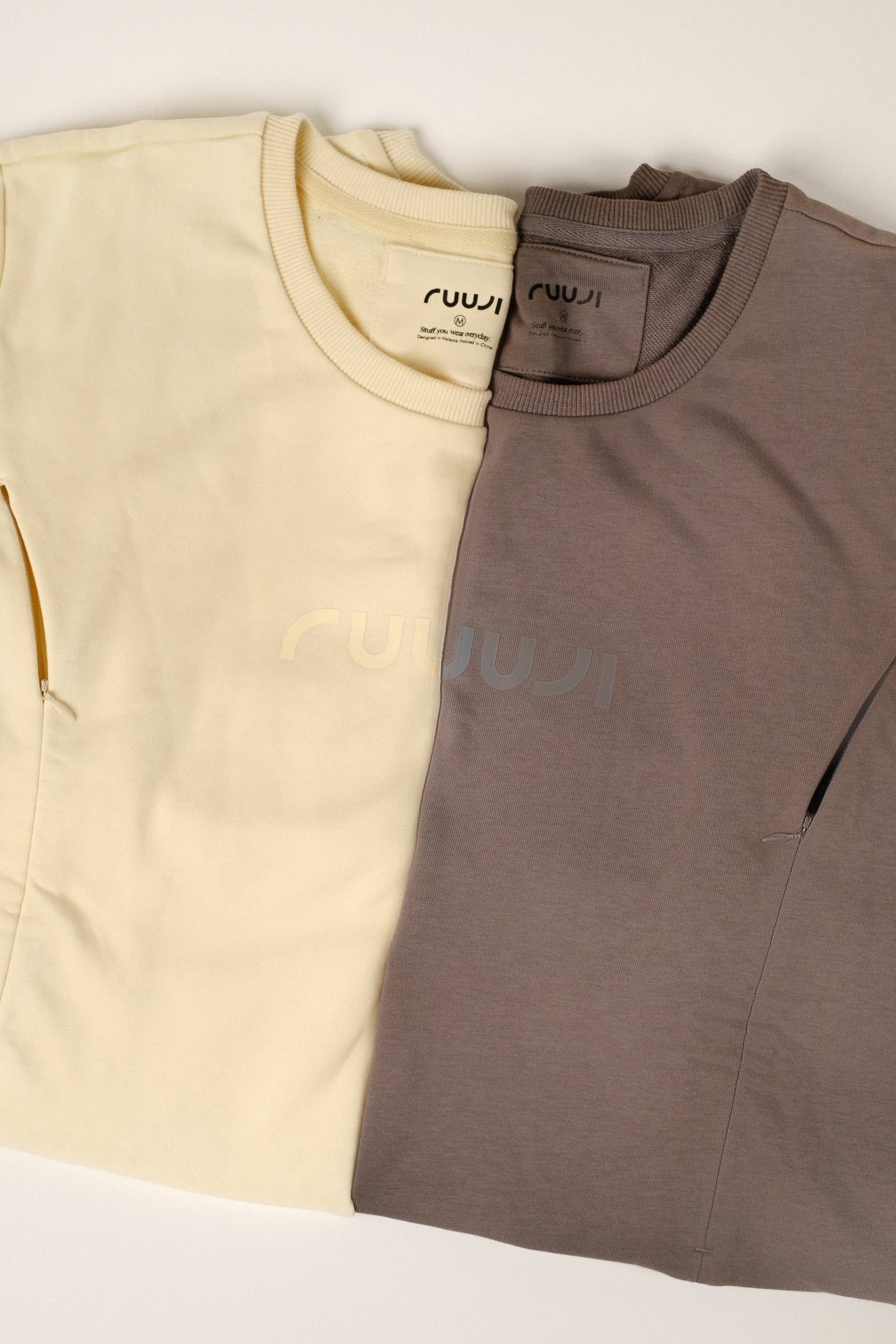 Ruuji Maternity Jumper Cream