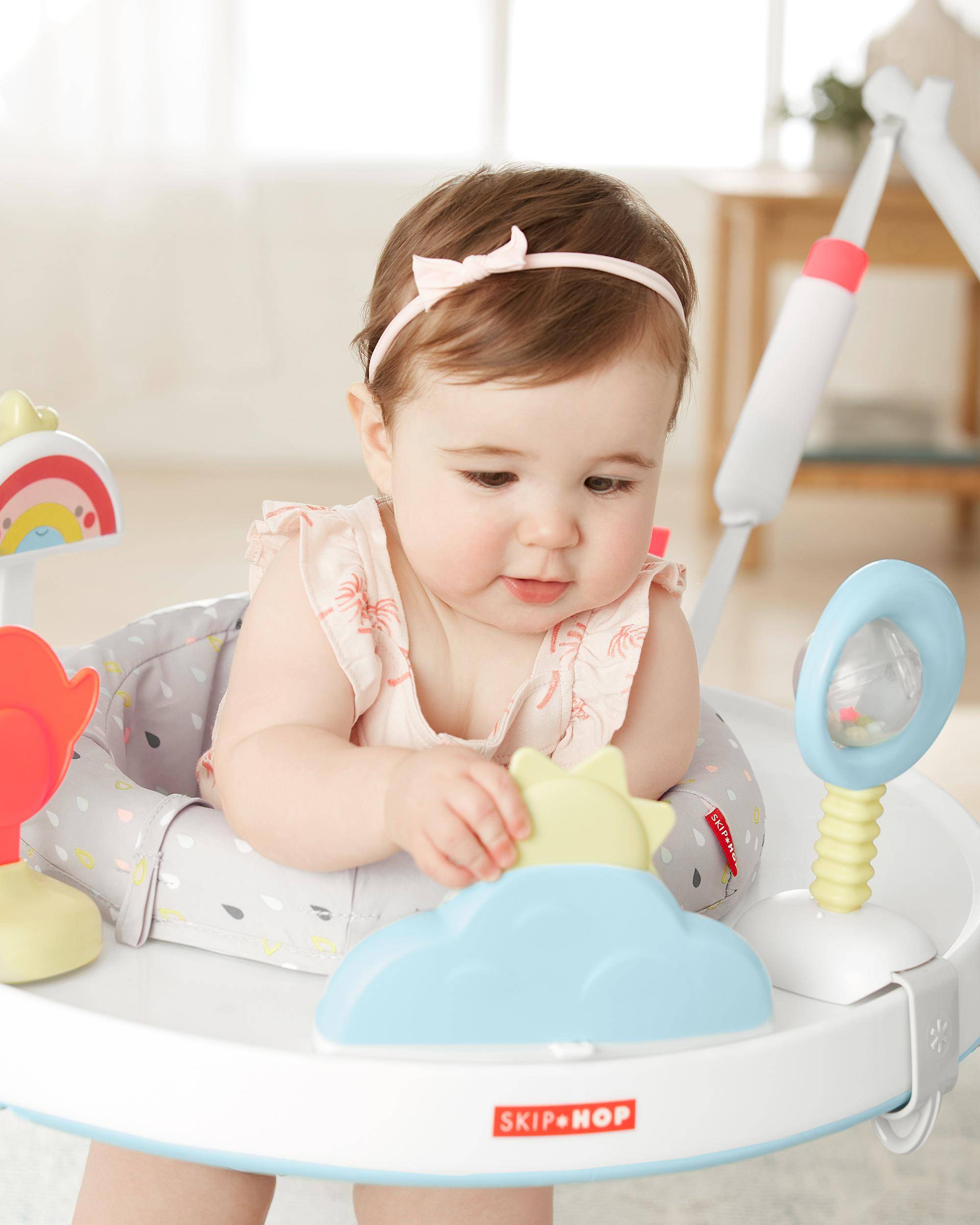 Skip Hop Silver Lining Cloud Play & Fold Jumper 4m+